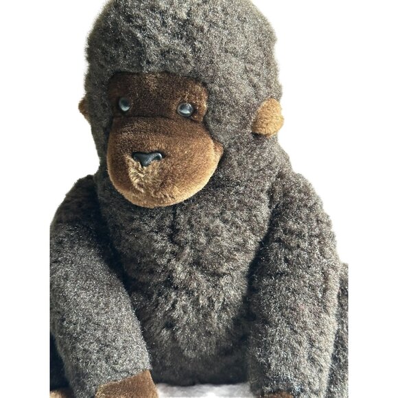 Dakin Gorilla Plush 1979 Brown Ape Monkey 18" Stuffed Animal Vintage Zoo - Picture 2 of 9